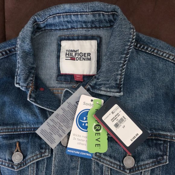 S M Tommy Hilfiger Jeans 78F0882 495 Denim Jacket NWT - Picture 5 of 14